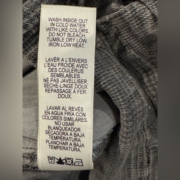 Women’s Frame Le Crop Mini Boot Gray Plaid Denim Jeans: 27 - Picture 10 of 10